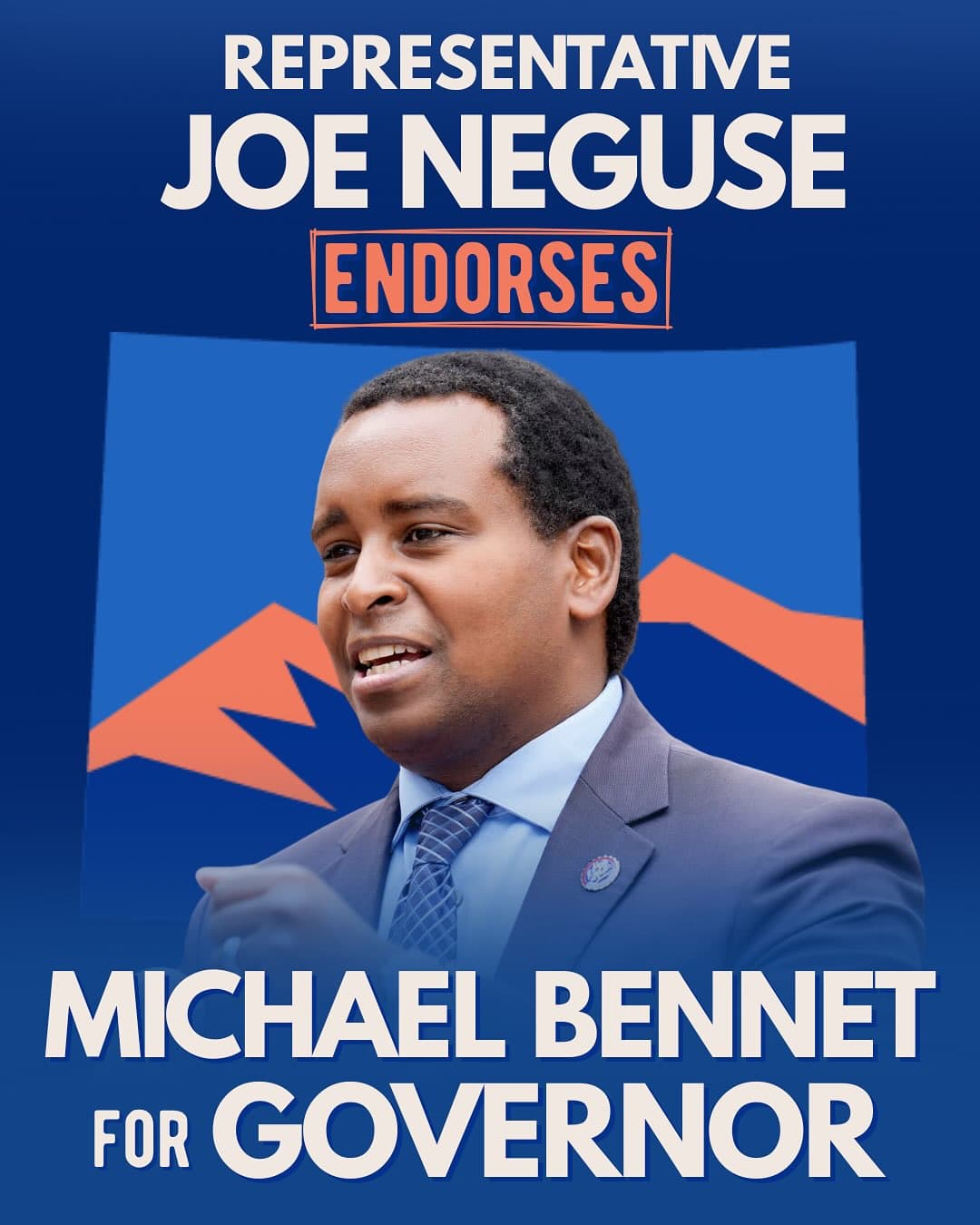 Michael Bennet for Governor event graphic